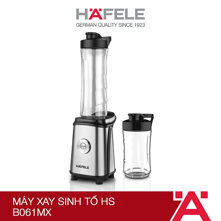 Máy xay sinh tố mini 2 bình Häfele HS-B061MX 535.43.293 - Hàng chính hãng