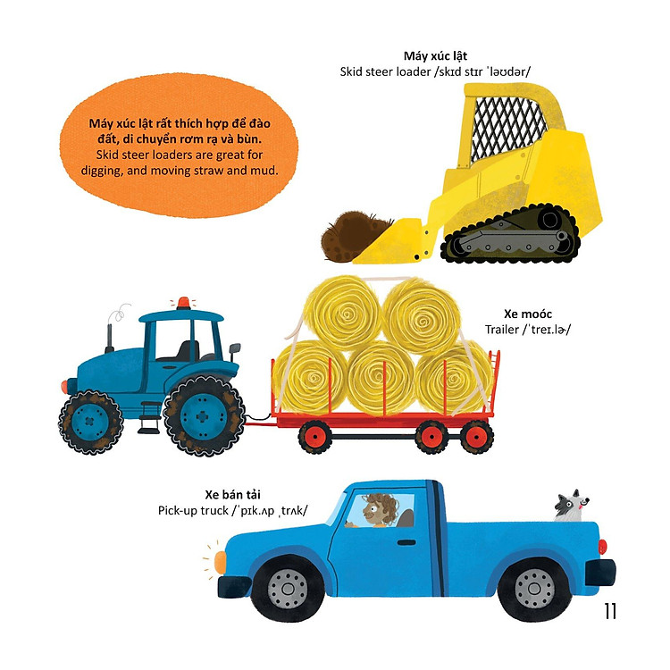 Thư Viện Từ Vựng Đầu Đời Cho Bé - Ở Nông Trại - Ảnh 7