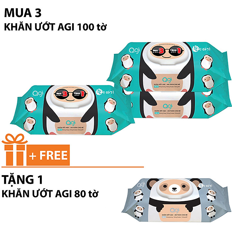 Tham Khảo tại ConCung: Combo Khăn Ướt Agi Siêu Rẻ , nhận ngay nhiều Ưu đãi