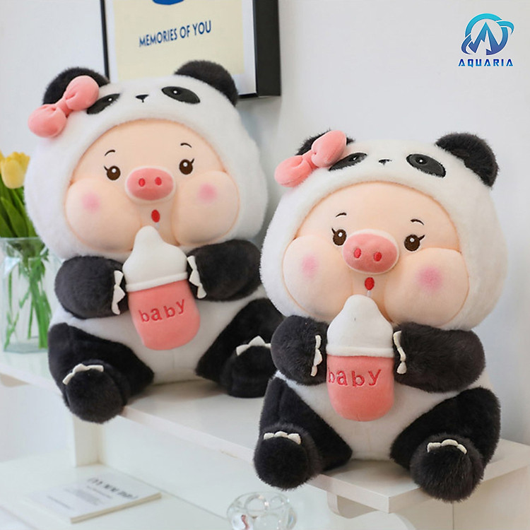 Gấu Bông Heo Cosplay Gấu Trúc (30cm) - Ảnh 5