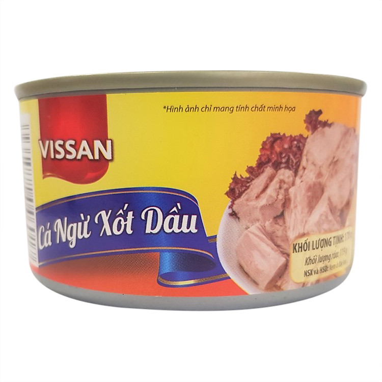 Cá Ngừ Sốt Dầu Vissan (170g)