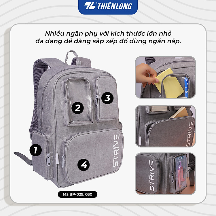 Cặp học sinh Strive Thiên Long BP-031 - Ảnh 3