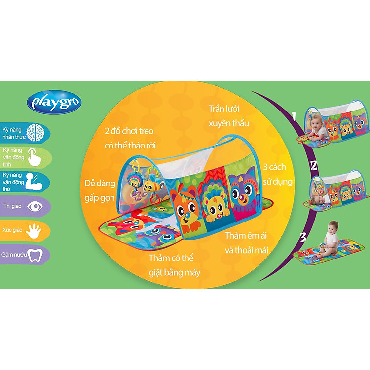 Mua Thảm chơi Honey Bee Bear cho bé Chính hãng Giá rẻ - Hình ảnh 3