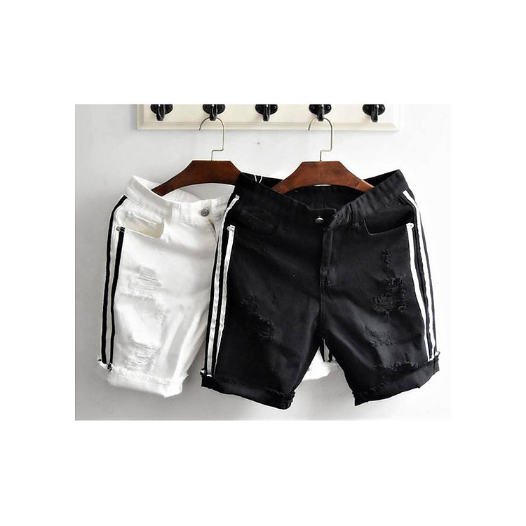 Quần Jeans Bò Nam Ngắn Short Lửng Ngố