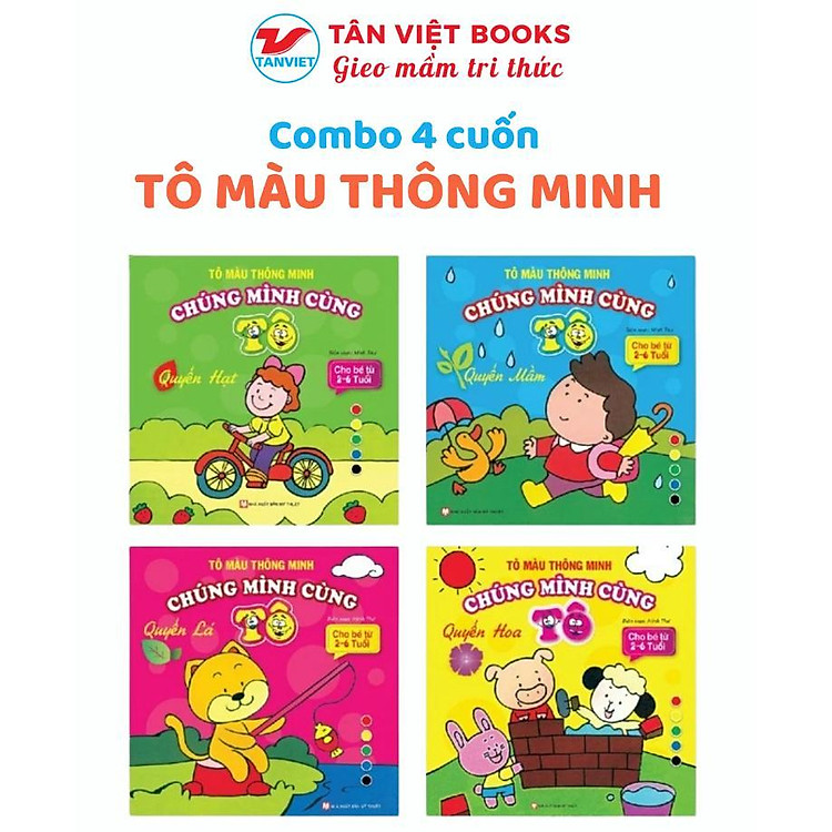 Tô Màu Thông Minh – Chúng Mình Cùng Tô – Dành Cho Bé Từ 2 – 6 Tuổi