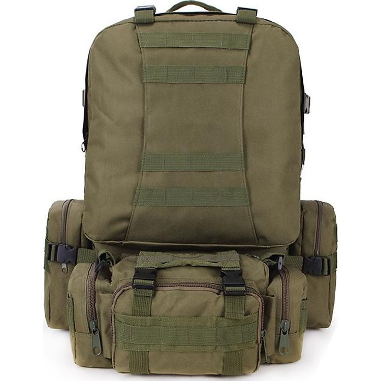 Balo du lịch leo núi đi phượt ,siêu bền nhẹ , rộng rãi Fashion (xanh)