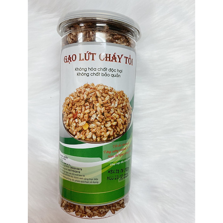 Gạo lứt cháy tỏi