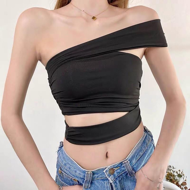 Áo kiểu phong cách sexy hàng thiết kế girlsat18 phối đồ siêu dễ