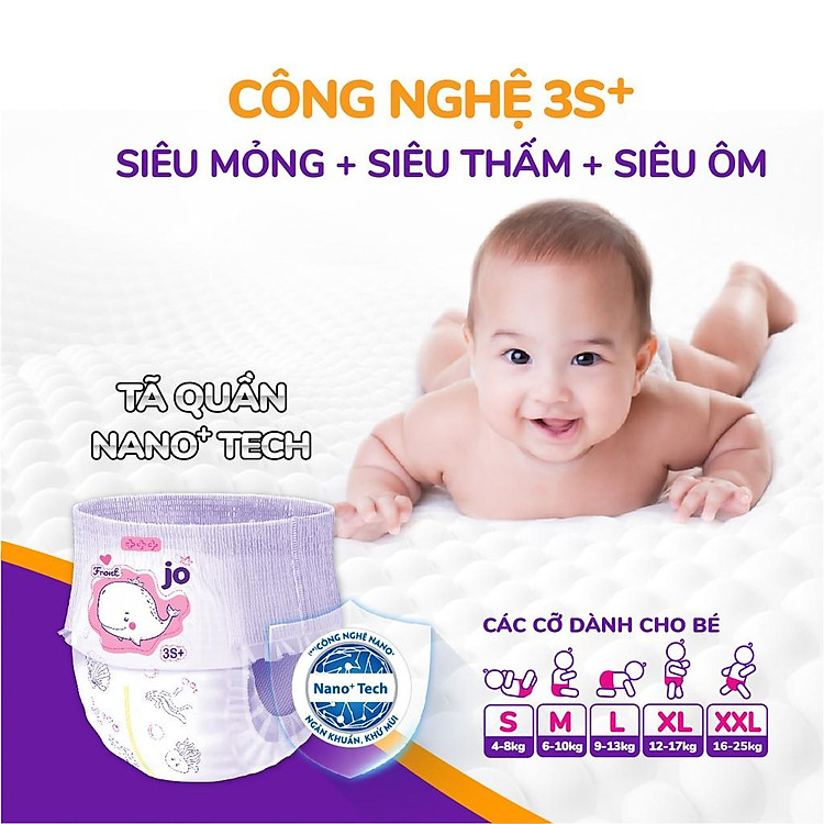 Mua Tã quần Jo 3S Plus size M/L/XL Chính hãng Tiết kiệm - Hình ảnh 5