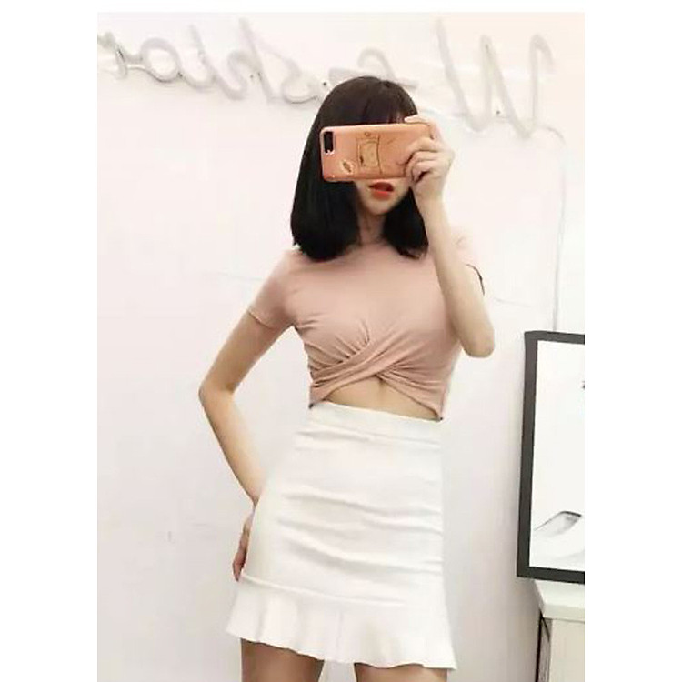 Áo Croptop Chéo Eo