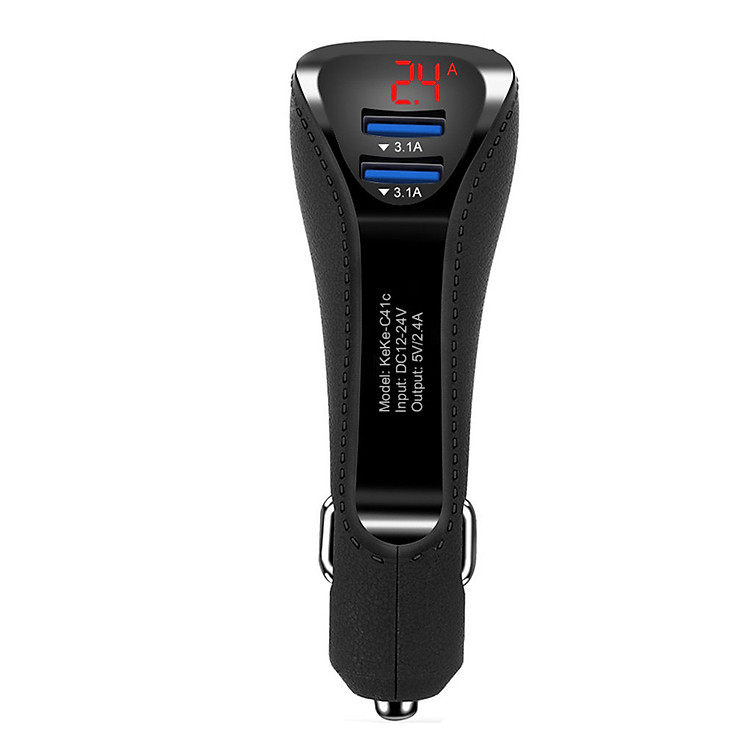Tẩu Sạc Nhanh, Tẩu Sạc Cho Xe Hơi, Ô tô Gear Stick 2 Đầu USB 3.1A - DT053