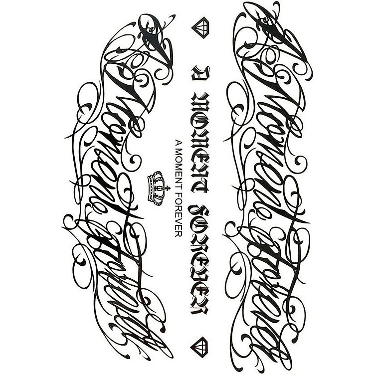 Hình Xăm Dán Chữ QSA078