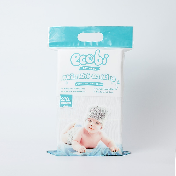 Thùng 5 túi khăn vải khô Ecowipes Giá rẻ - Hình ảnh 2