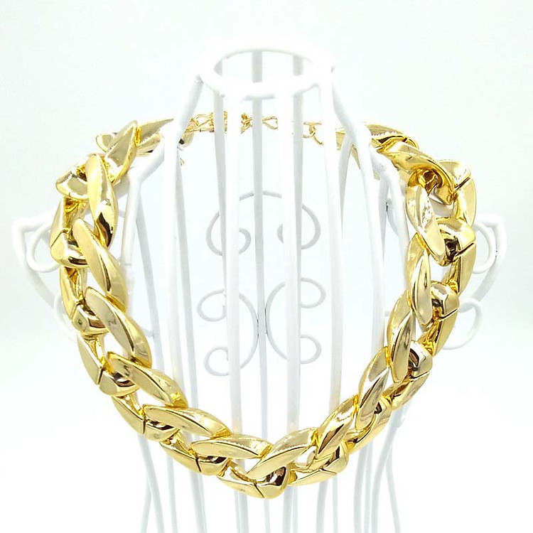 Vòng cổ trang trí mạ vàng cho chó mèo dưới 5kg Kún Miu