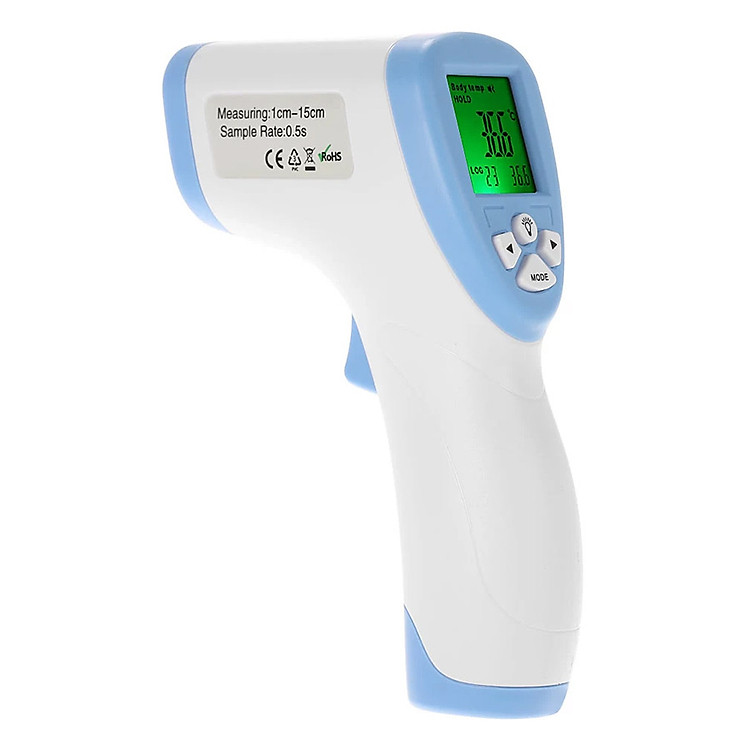 Nhiệt Kế Hồng Ngoại Không Tiếp Xúc Với Màn Hình LCD