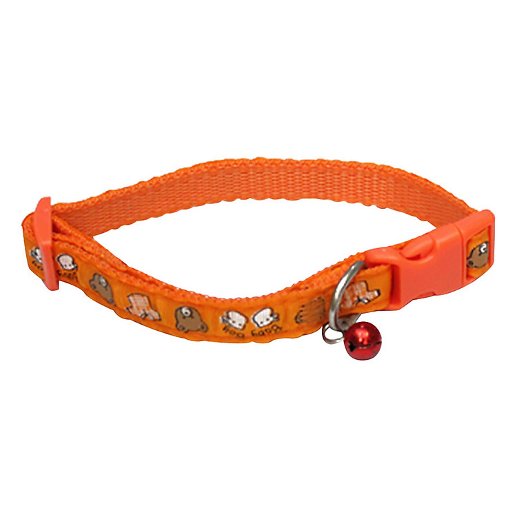 Vòng cổ có chuông bấm mở cho chó mèo (màu ngẫu nhiên)