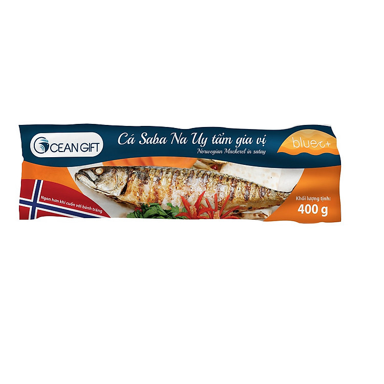 Cá Saba Nauy tẩm gia vị Blue 400g