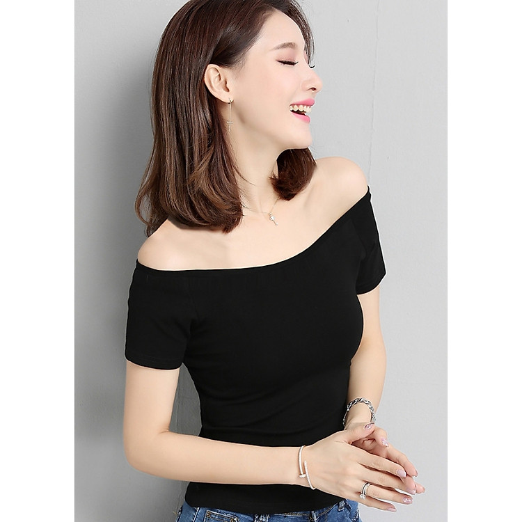 Áo Thun Trễ Vai Xinh Xắn - SA001