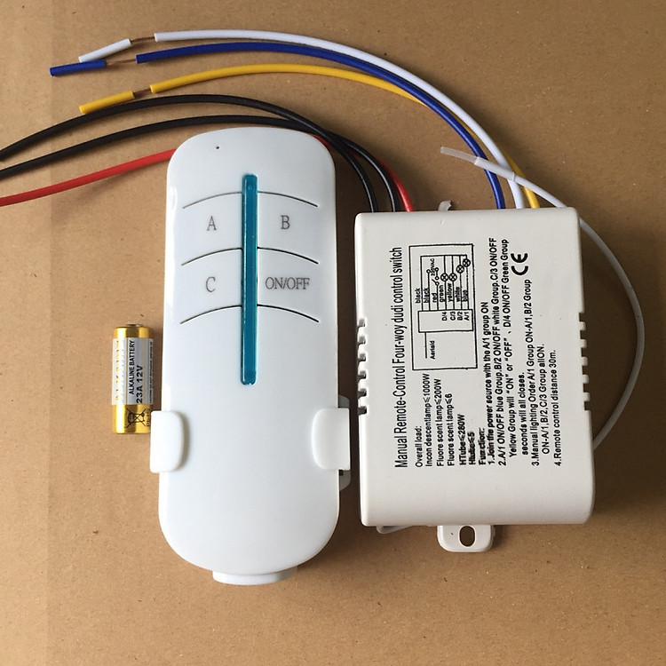 Bộ điều khiển thiết bị điện từ xa 3 kênh 220VAC