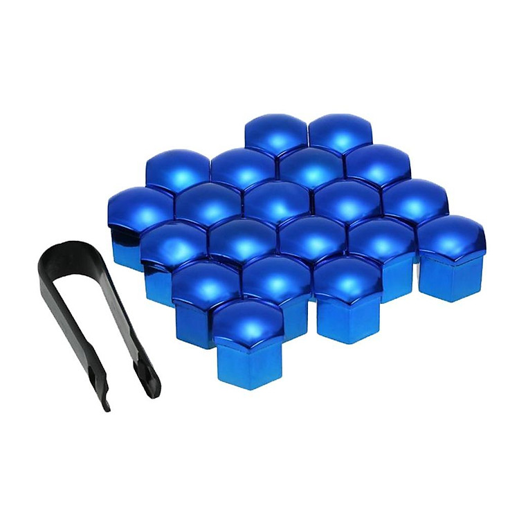 20pcs Universal 17mm Wheel Nut Covers Lug Nut Caps Screw Protector