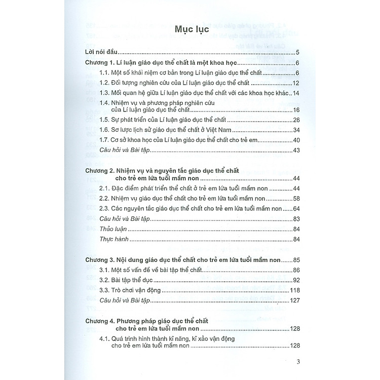 Giáo Trình Lí Luận Và Phương Pháp Giáo Dục Thể Chất Cho Trẻ Em Lứa Tuổi Mầm Non (Tái bản) - Ảnh 4