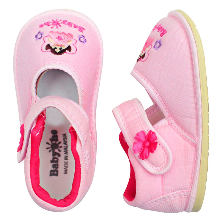 Giày Bé Gái BabyOne Hello B&B SS0834 - Hồng Neon