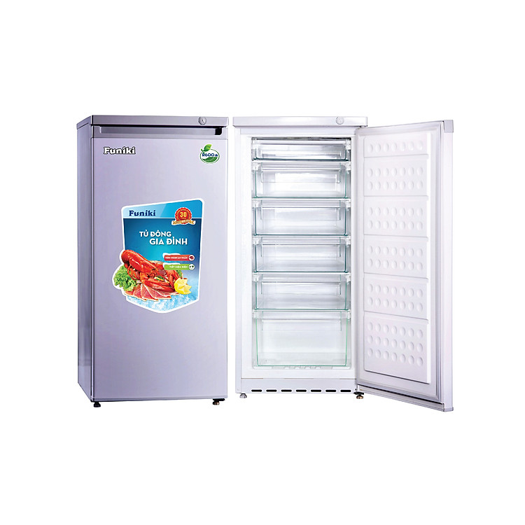 Tủ đông mini funiki Hòa Phát Hcf 166P màu xám - Hàng Chính Hãng