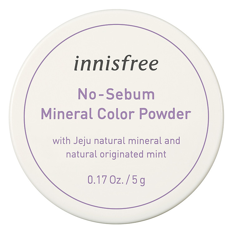 Phấn Phủ Kiềm Dầu Dạng Bột Khoáng Có Màu Innisfree No Sebum Mineral Color Powder 5G