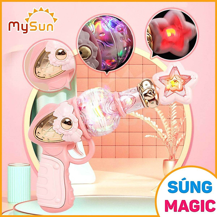 Súng đồ chơi công chúa phép thuật Chính hãng Giá rẻ - Hình ảnh 3