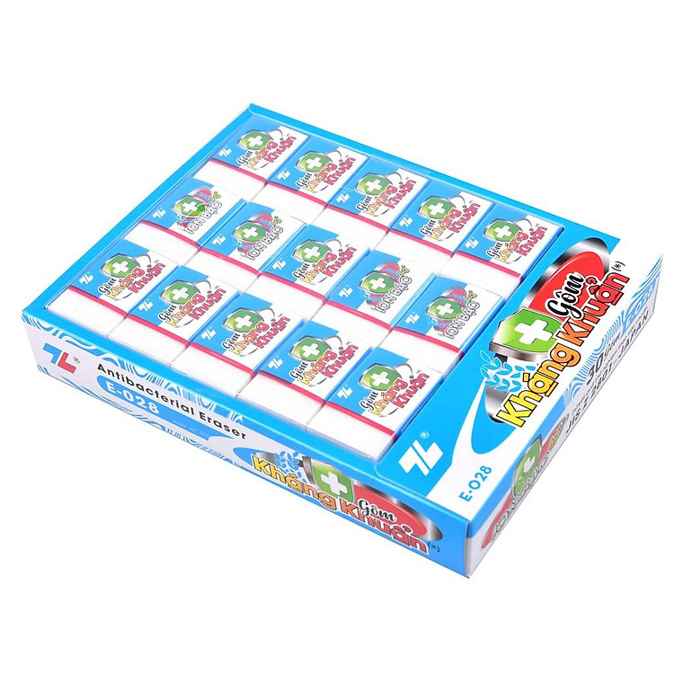 Gôm tẩy xóa chì kháng khuẩn Thiên Long E-028 (10 chiếc) - Ảnh 7