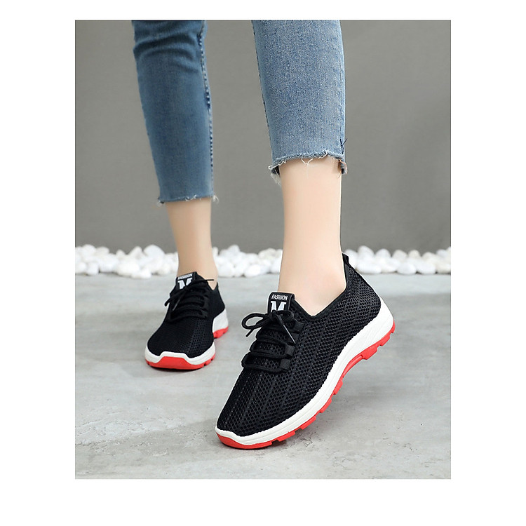 Giày sneaker nữ thoáng khí êm chân V197