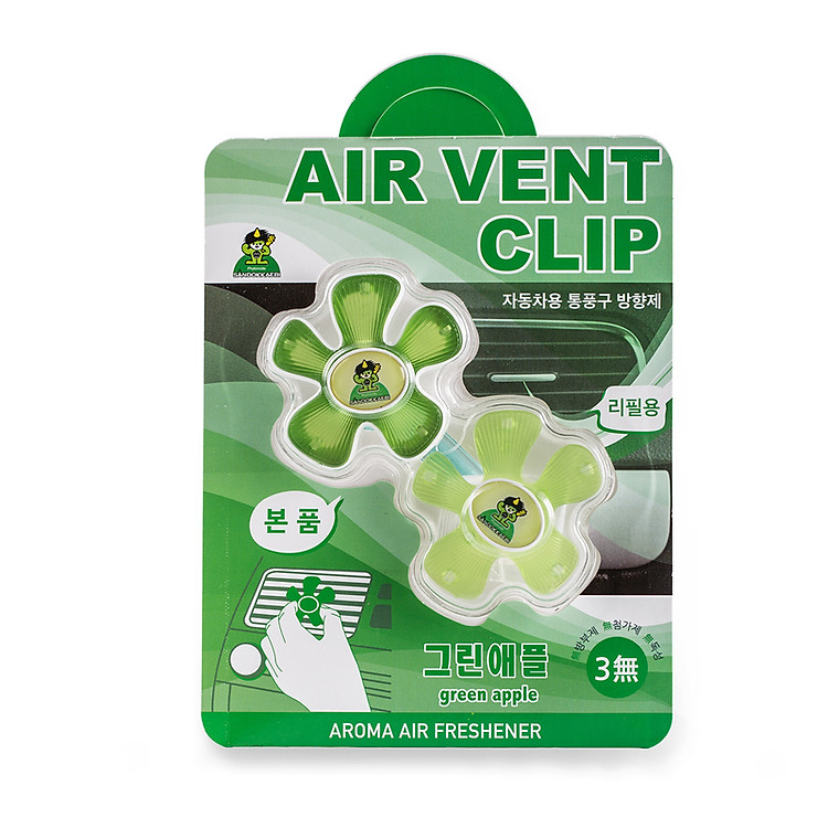 Kẹp thơm khử mùi trang trí cho xe ô tô Sandokkaebi Hàn Quốc Hương Thiên Nhiên