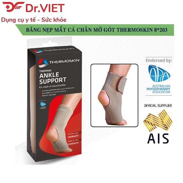 Băng nẹp cổ mắt cá chân Thermoskin (Ankle Wrap)