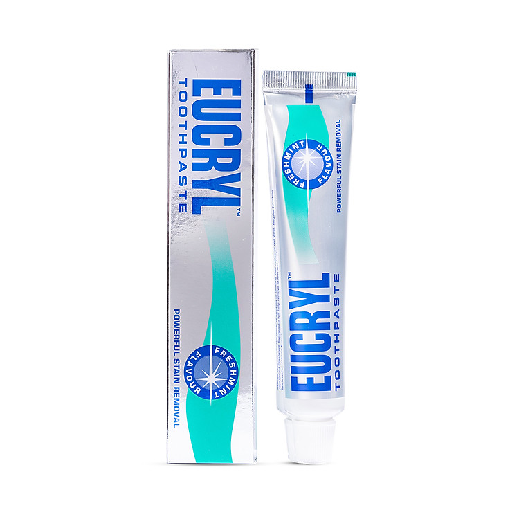 Kem Đánh Răng Eucryl Toothpowder Freshmint Bạc Hà Giúp Sạch Những Mảng Bám, Làm Trắng Tự Nhiên, Giảm Sâu Răng 62g