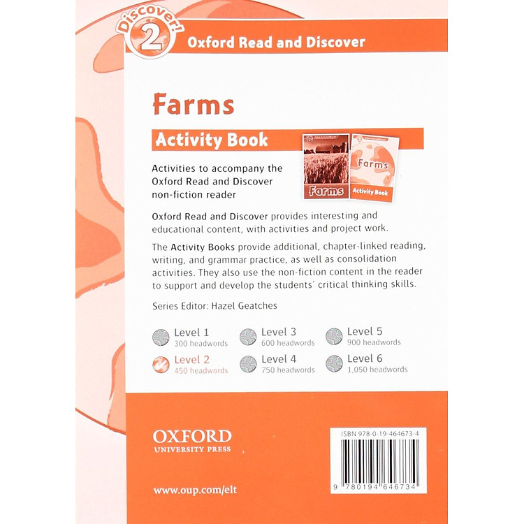 Oxford Read and Discover 2: Farms Activity Book - Ảnh 4