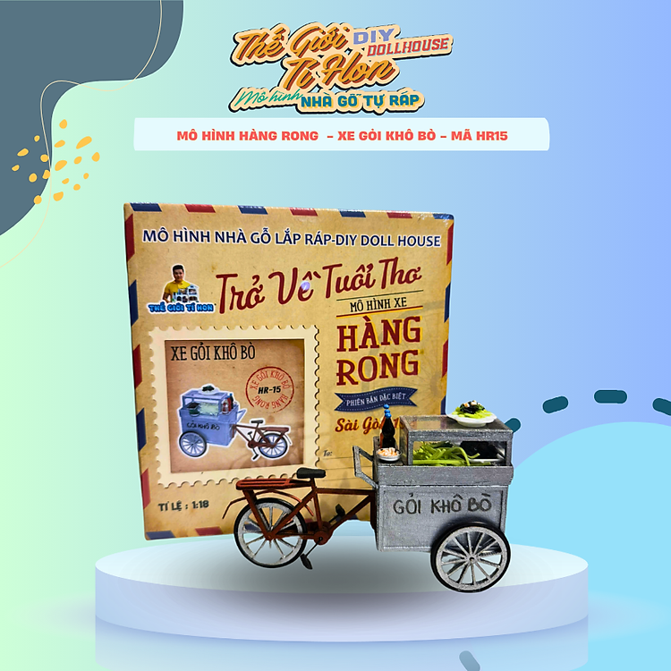 Mô Hình Tự Lắp Ráp Xe Gỏi Khô Bò Chính hãng Ưu đãi