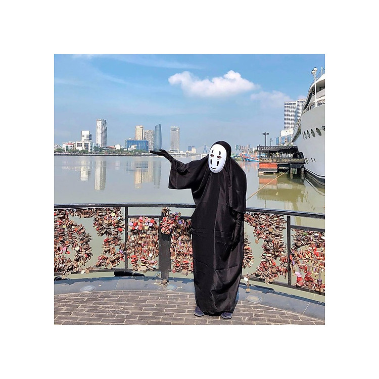 Bộ đồ vô diện cho Halloween cosplay hóa trang phiên bản anime Nhật Bản