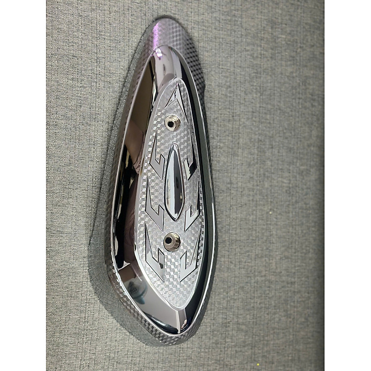 Ốp Pô Xi Inox VÀ màu cacbon gắn SH Mode 2013-2024