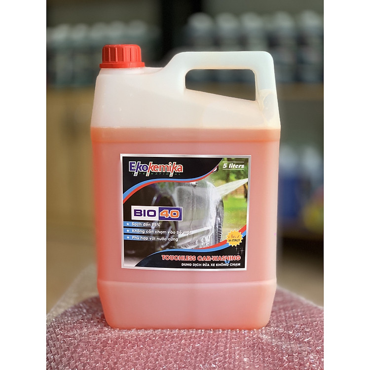 Nước Rửa Xe Không Chạm Ekokemika Italy Bio 40 (5L) - Hàng Chính Hãng