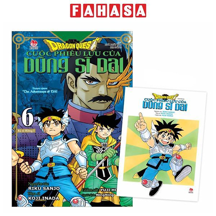 Sách - Dragon Quest - Cuộc Phiêu Lưu Của Dũng Sĩ Dai - Tập 6 - Kị Sĩ Rồng I - Tặng Kèm Postcard