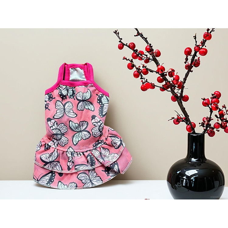 VÁY THÔNG HƠI BƯỚM XINH SIÊU CUTE TỪ 0.5-6.5KG DÀNH CHO THÚ CƯNG CHÓ MÈO