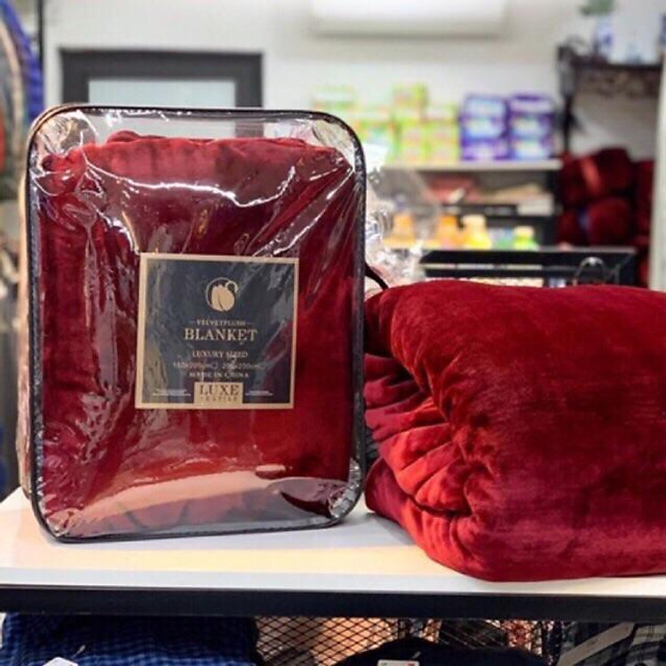 Chăn lông thỏ BlanKet xuất khẩu 2,3kg hàng loại 1