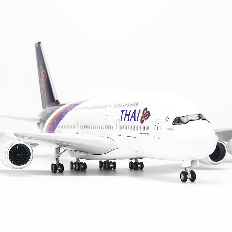 Mô hình máy bay Thai Airways A380 47cm Chính hãng Tiết kiệm - Hình ảnh 3