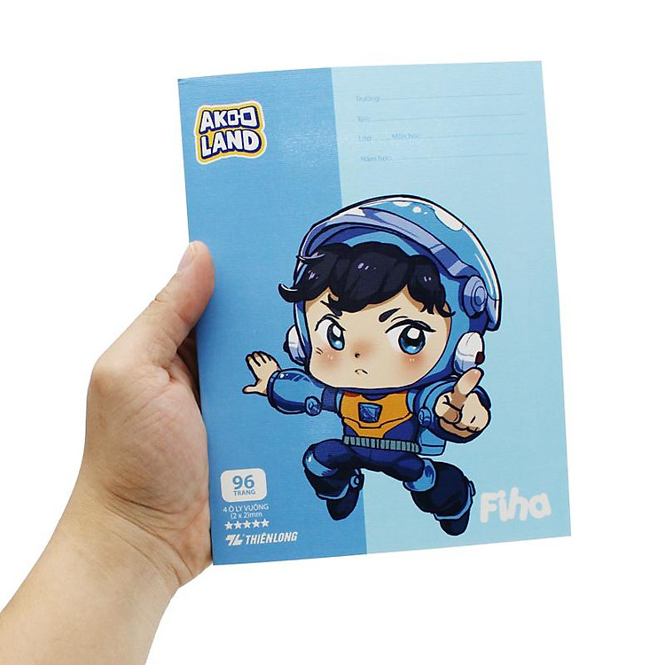 Tập Học Sinh Akooland 4 Ô Ly (96 trang, 100gsm) - Ảnh 3