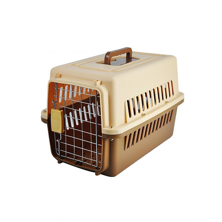 Lồng vận chuyển hàng không đây đủ phụ kiện cho thú cưng - Genyo pet carrier 003 (màu ngẫu nhiên)