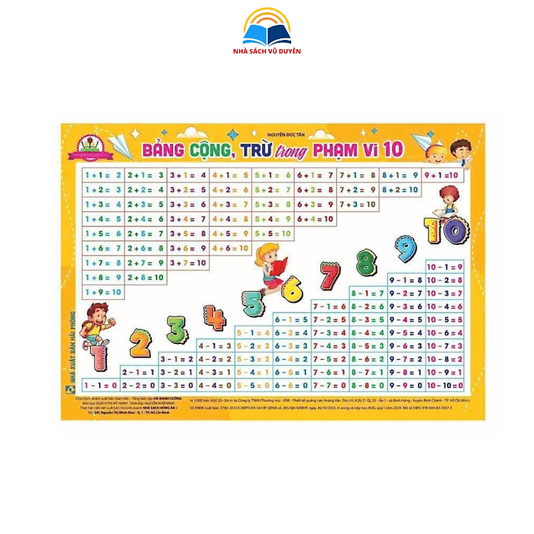 Bảng Âm Vần - Bảng Cộng Trừ Trong Phạm Vi 10 - Ảnh 2