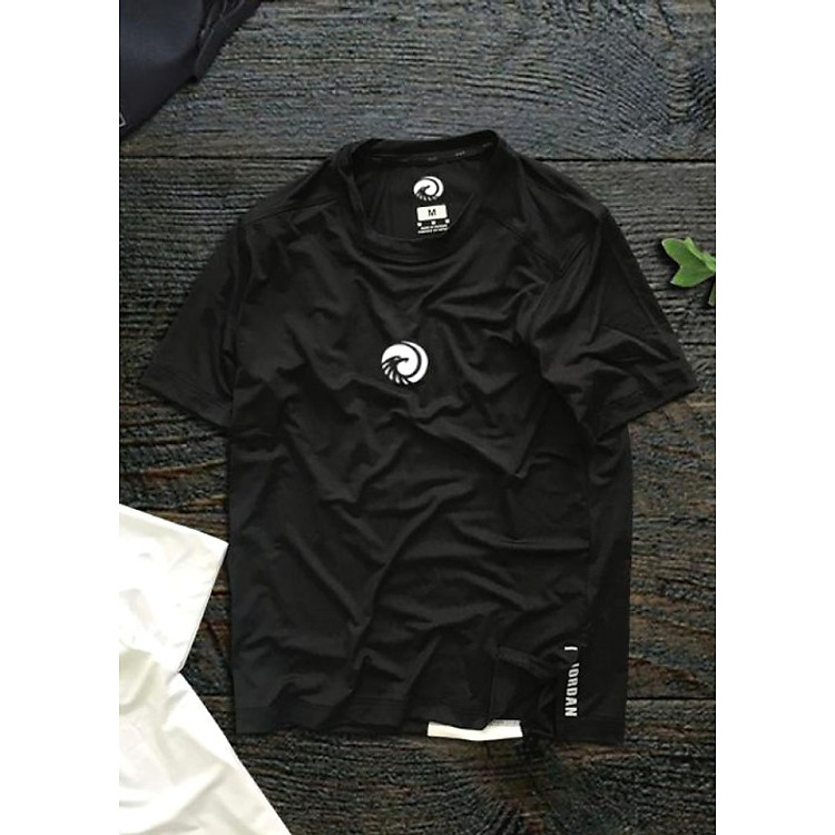 Áo thun thể thao nam cổ tròn ngắn tay vải cotton thoáng mát tập gym chạy bộ cao cấp ND014