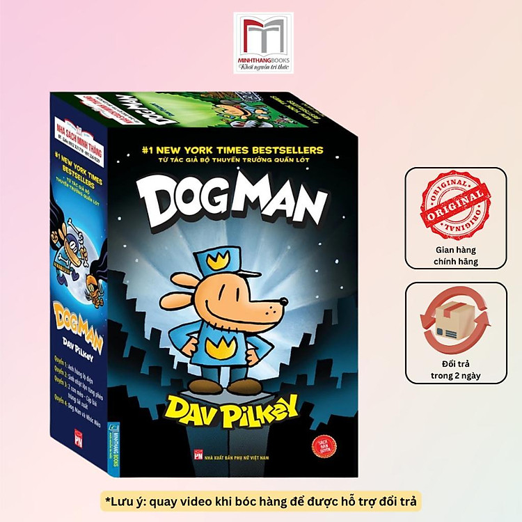 Hộp Dog Man – Combo 4 Tập