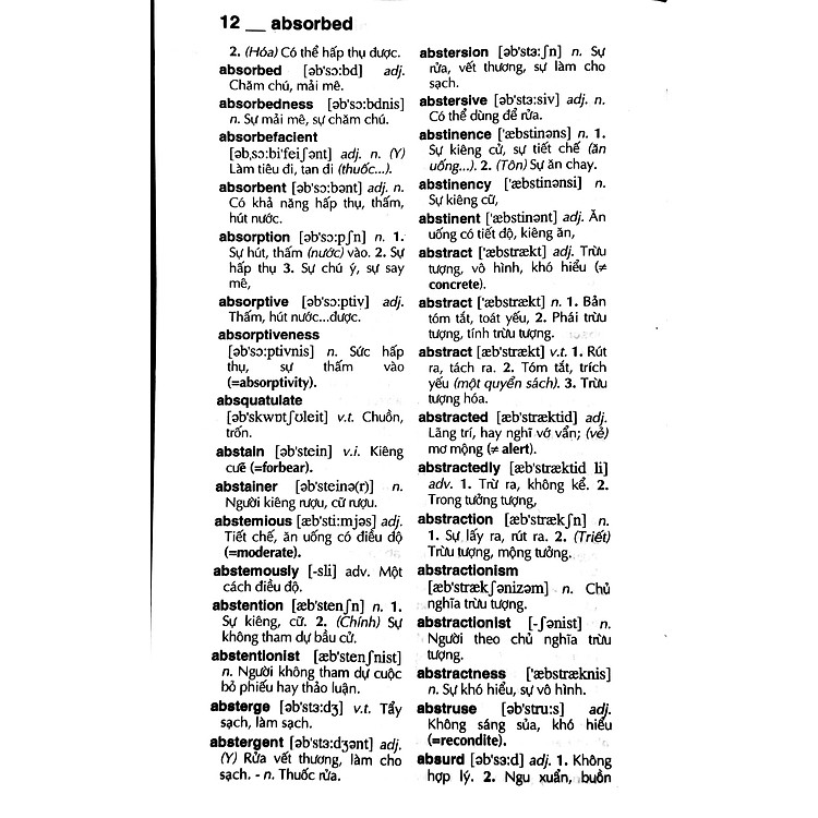 Từ Điển Anh-Việt - 75000 Mục Từ Và Định Nghĩa (Tái Bản 2023) - Ảnh 6