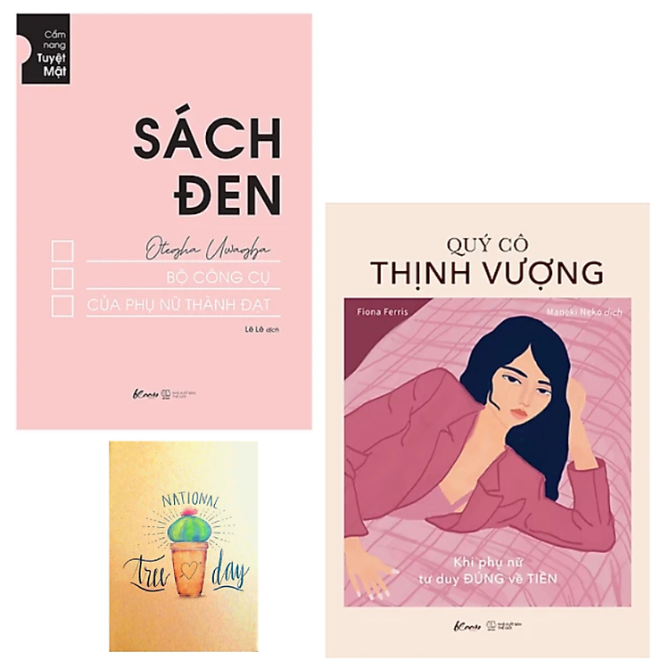 Combo Quý Cô Thịnh Vượng - Khi Phụ Nữ Tư Duy Đúng Về Tiền và Sách Đen - Bộ Công Cụ Của Phụ Nữ Thành Đạt ( Sổ tay )